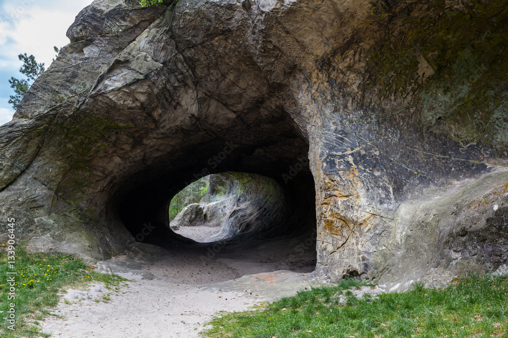 Fototapeta premium Teufelsmauer-Stieg Harz