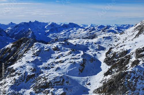 Parsenn Panorama Schweizer Alpen