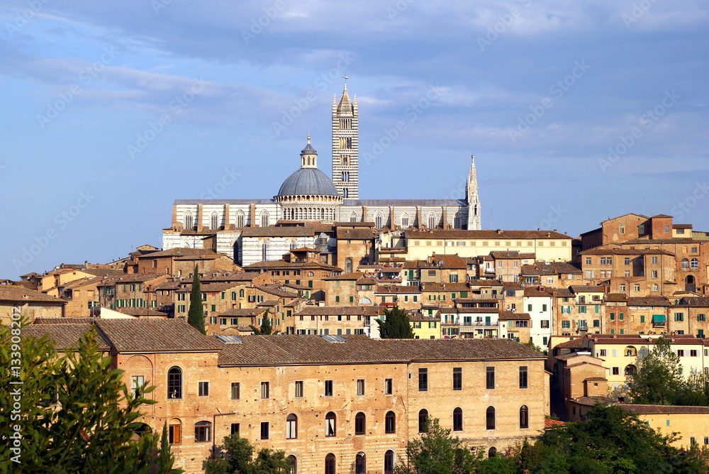 Siena, Italy. The view on the city.