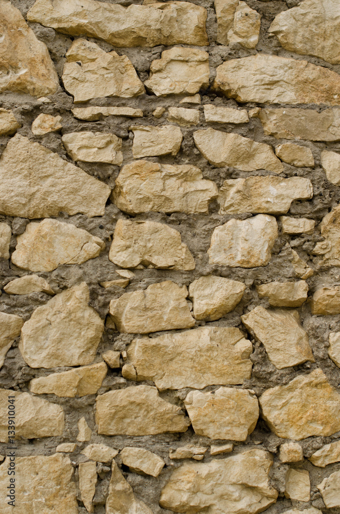 Old stone wall, seamless pattern