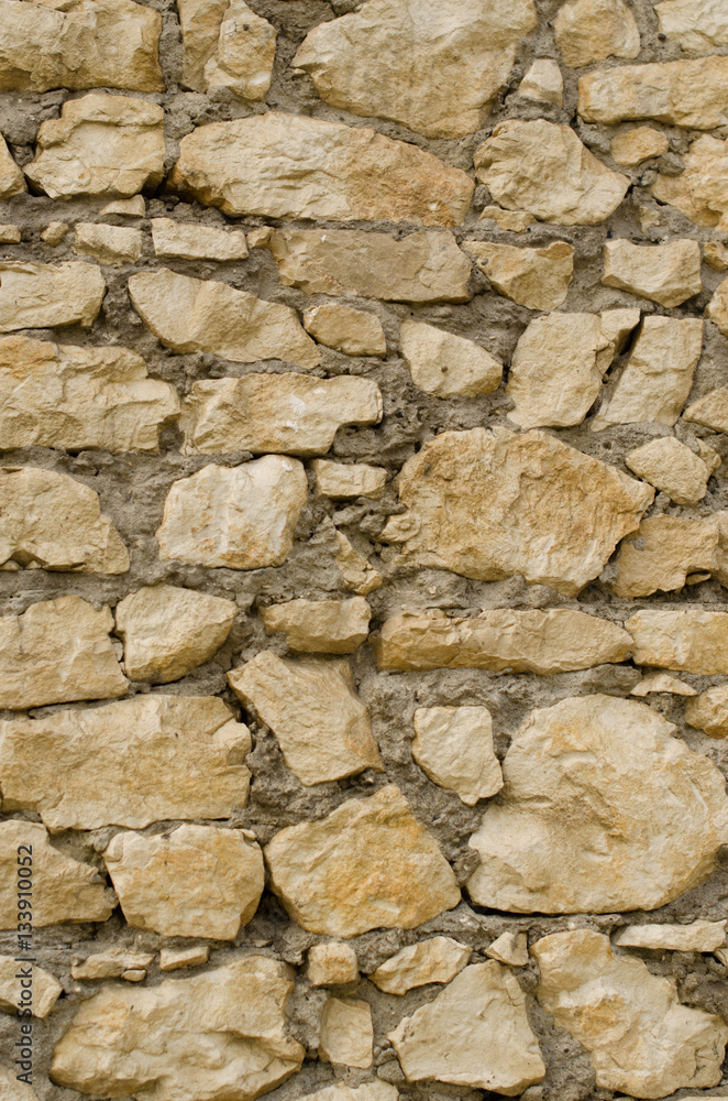 Old stone wall, seamless pattern