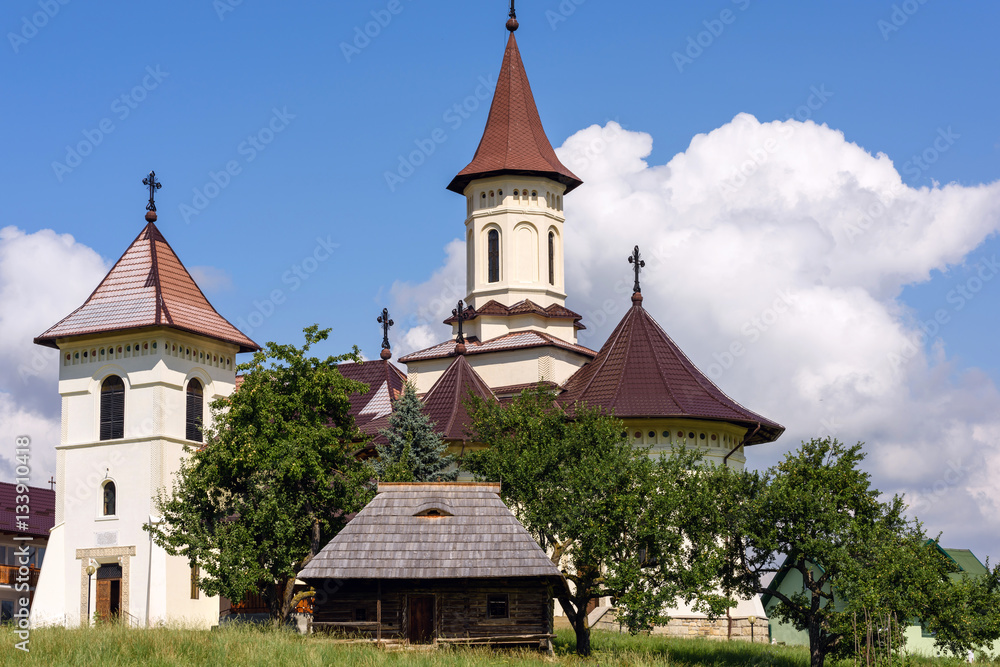 Orthodox monastery at gura humorului, suceava, romania