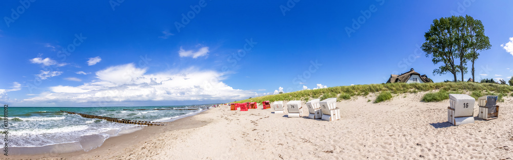 Panorama, Ahrenshoop, Ostsee, Deutschland Panorama, Ahrenshoop, Ostsee, Deutschland