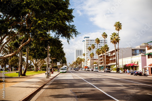 Ocean Ave in Santa Monica photo