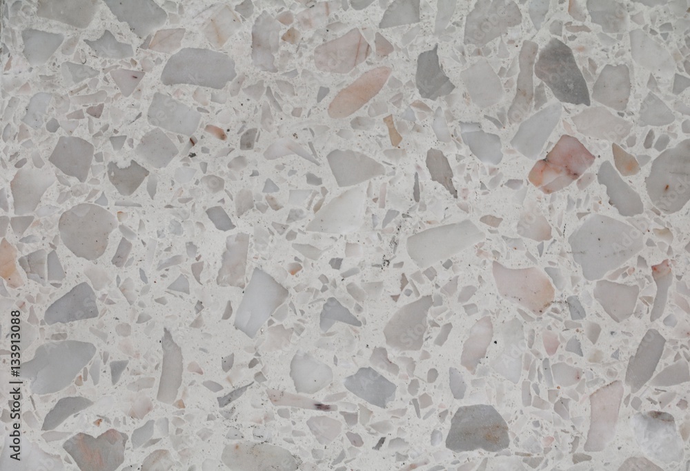 Naklejka premium terrazzo floor marble texture, polished stone background 