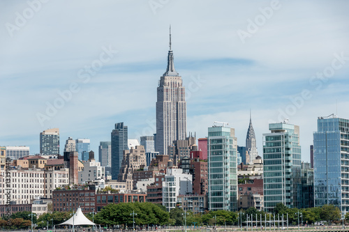 Skyline of Manhattan buildings