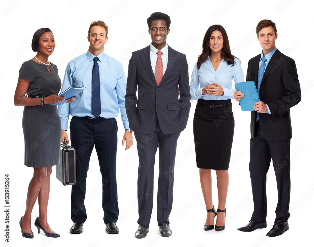 Business people group. Business people group.