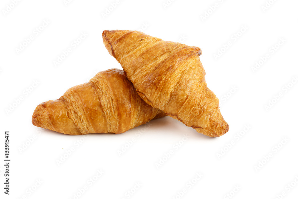 Croissant Isolated on white background Croissant Isolated on white background