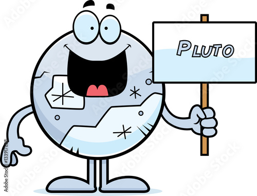 Cartoon Pluto Sign