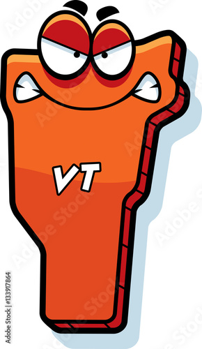 Cartoon Angry Vermont