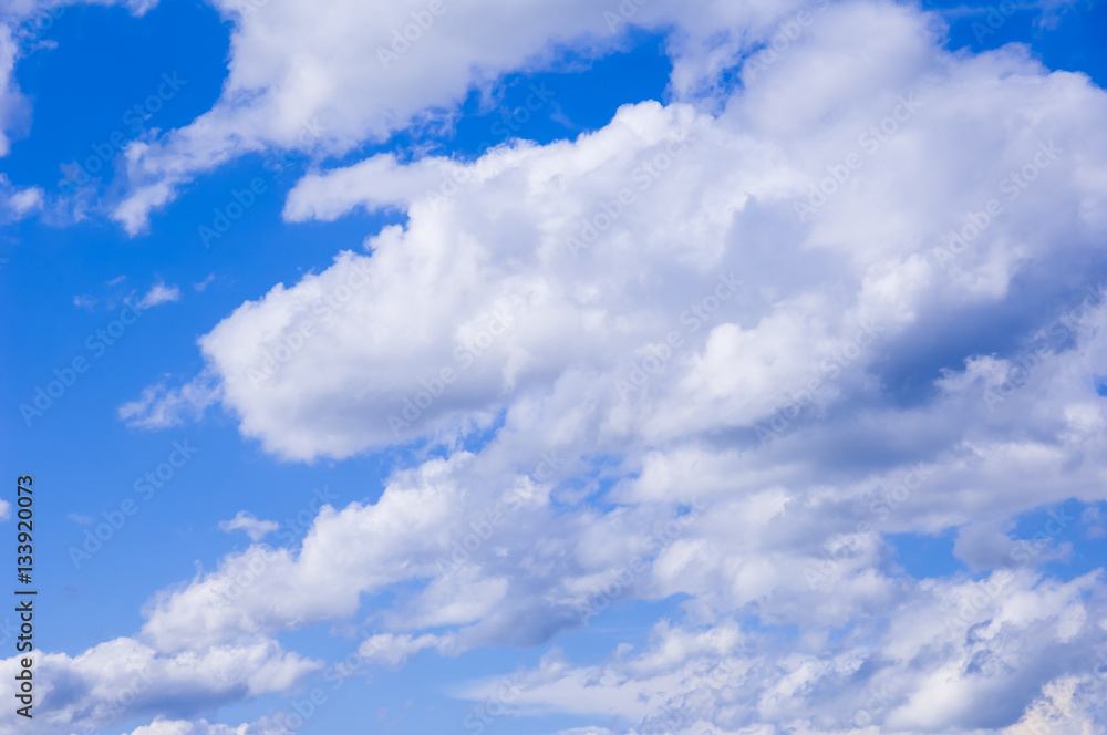 Cumulus clouds with blue sky Cumulus clouds with blue sky