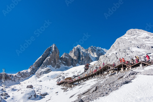 Jade dragon snow mountain photo