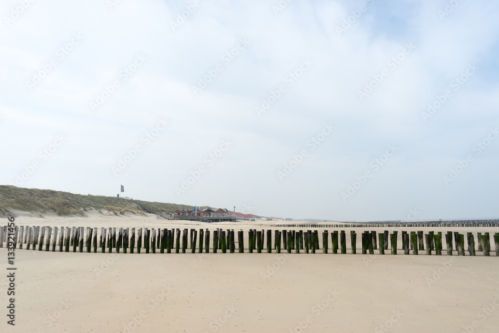 Windy Day at Domburg Beach / Netherlands