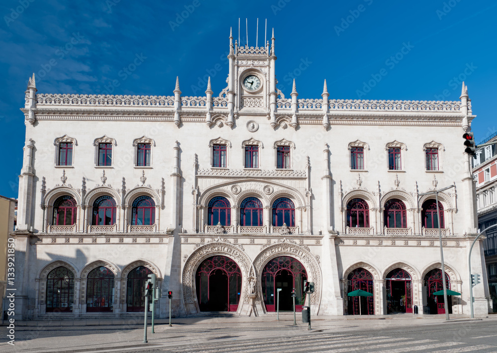 Rossio Railway Station in Lisbon
