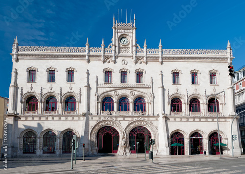 Rossio Railway Station in Lisbon © tilialucida