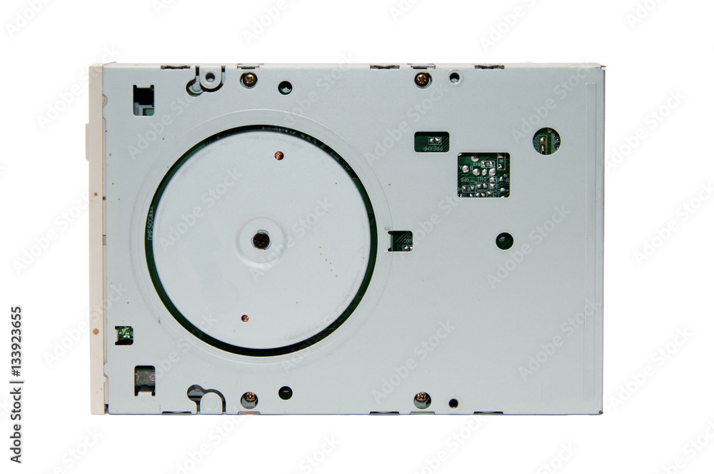 Obraz premium computer DVD drives. Isolated on white.