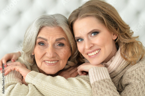 mother and her adult daughter