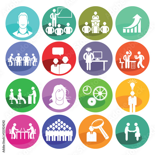 Business Management icon set