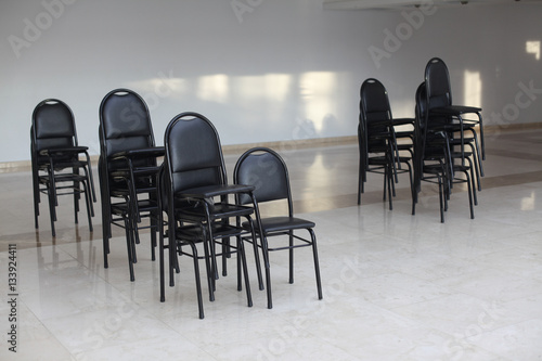 empty chairs in the interior