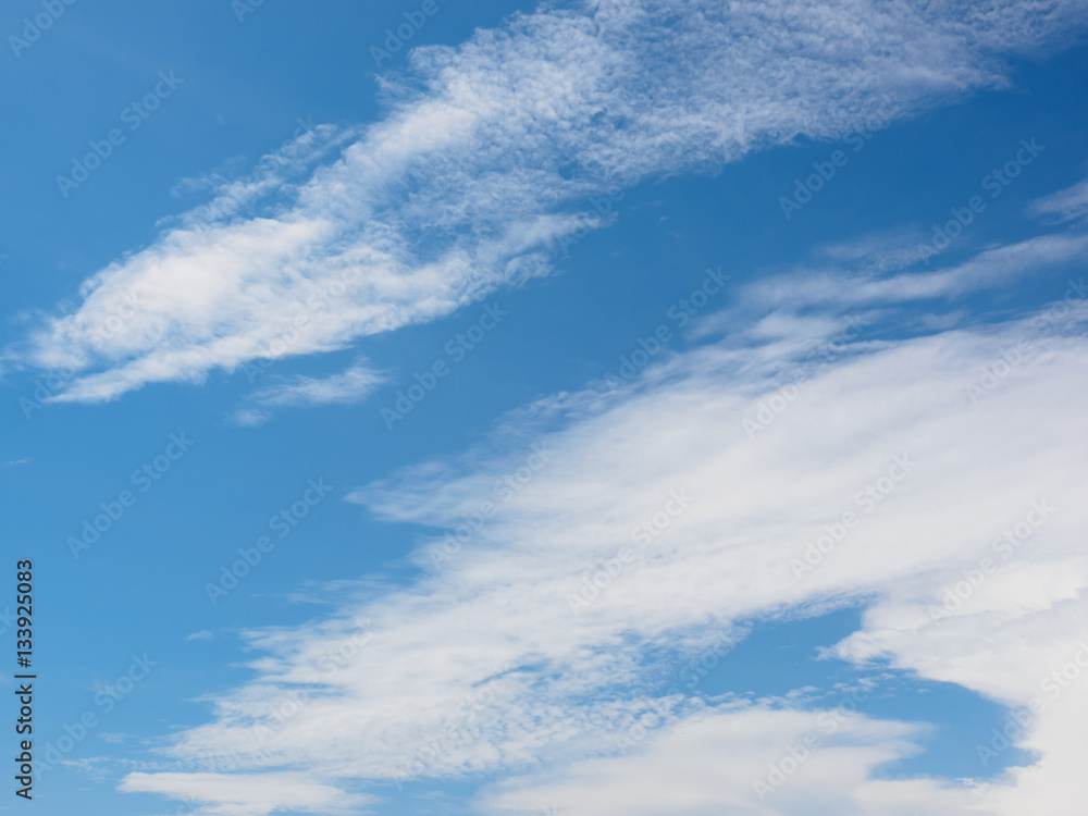 Blue sky with white cloud Blue sky with white cloud