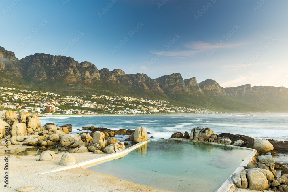 Camps Bay At Dusk Stock Photo | Adobe Stock