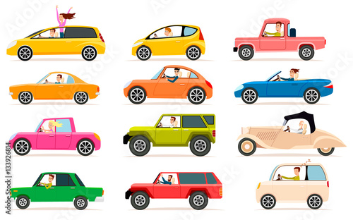 Collection of Different Types of Automobile Cabine