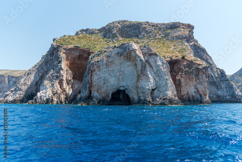 Cave In Island Zakynthos Greece