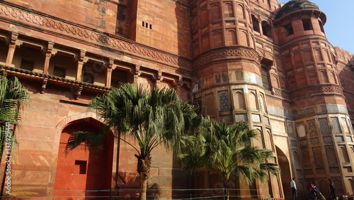 Fuerte Rojo de Agra. Tercera puerte de entrada.Uttar Padesh. India  photo