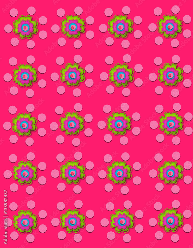 Bright Round inPink Bright Round inPink