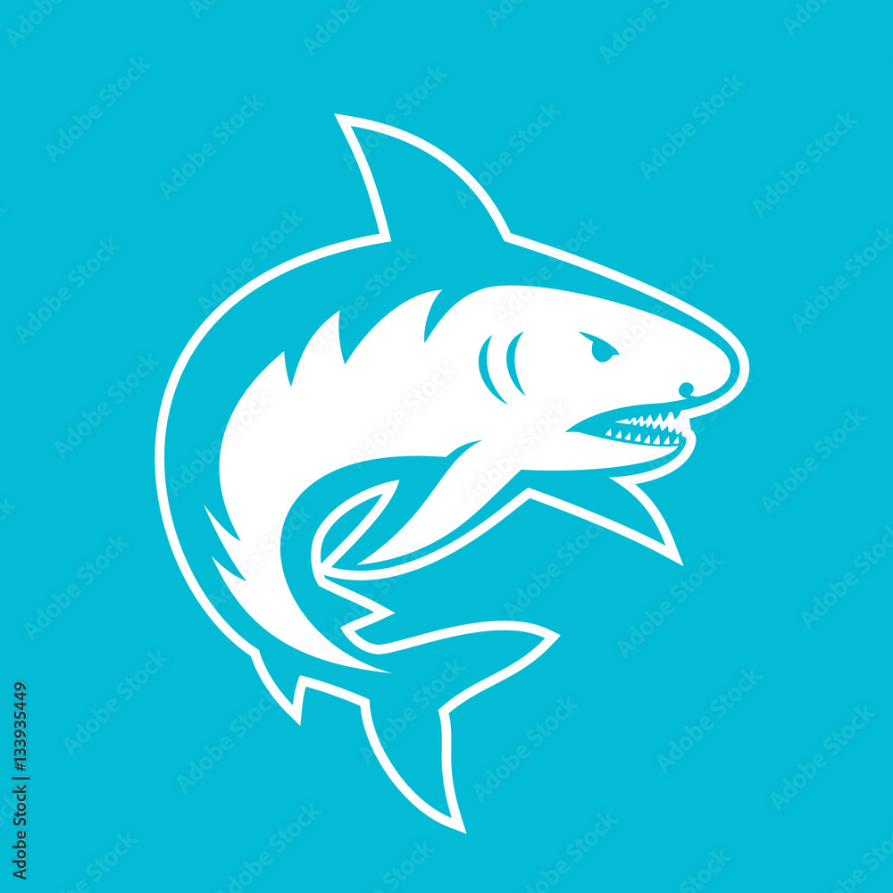 shark, logo element shark, logo element