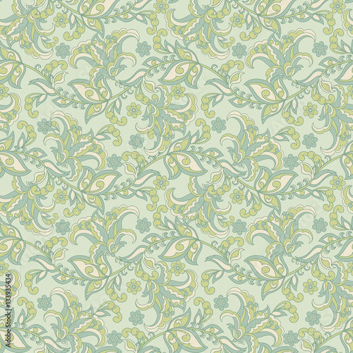vintage floral seamless pattern