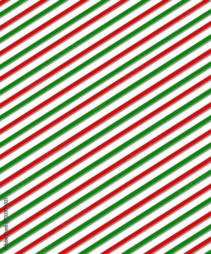 Diagonal red and green lines on white