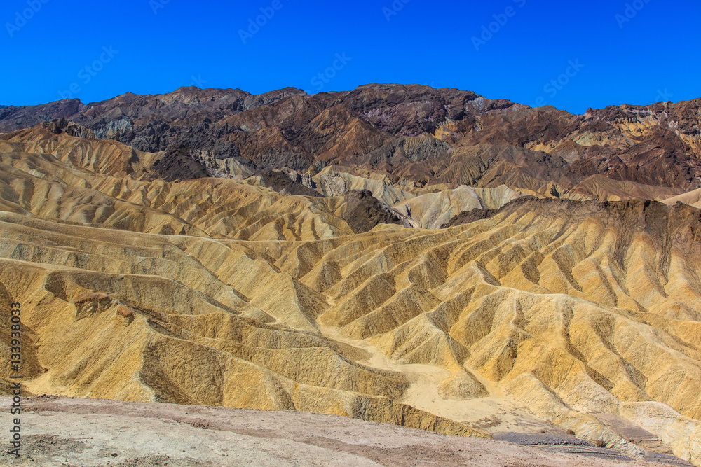 Fototapeta premium Detail geological in death valley.
