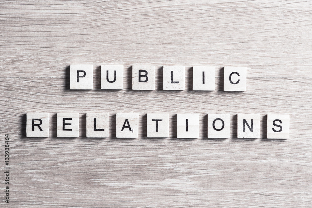 Naklejka premium Society and public relations