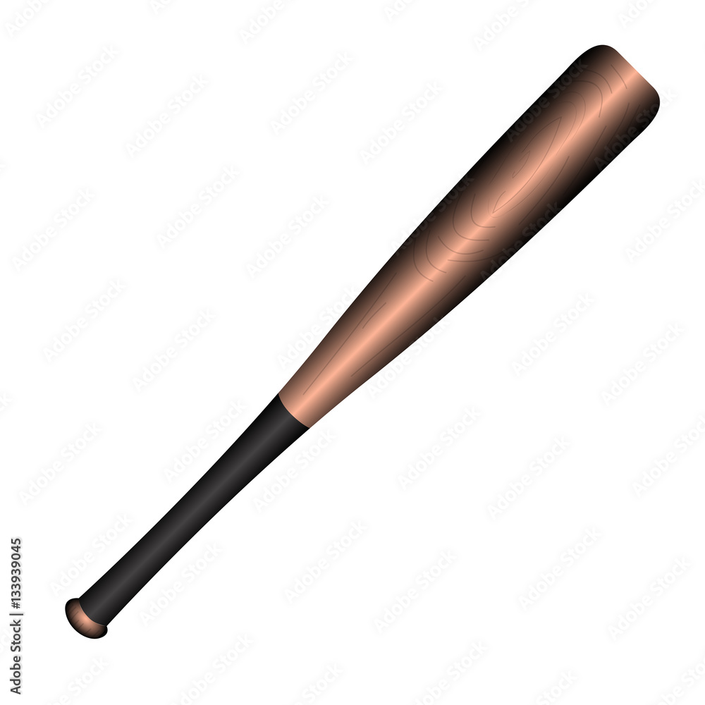 Isolated baseball bat Isolated baseball bat