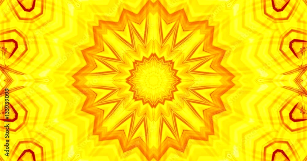 Sterne Sonne abstrakt Hintergrund orange 4k