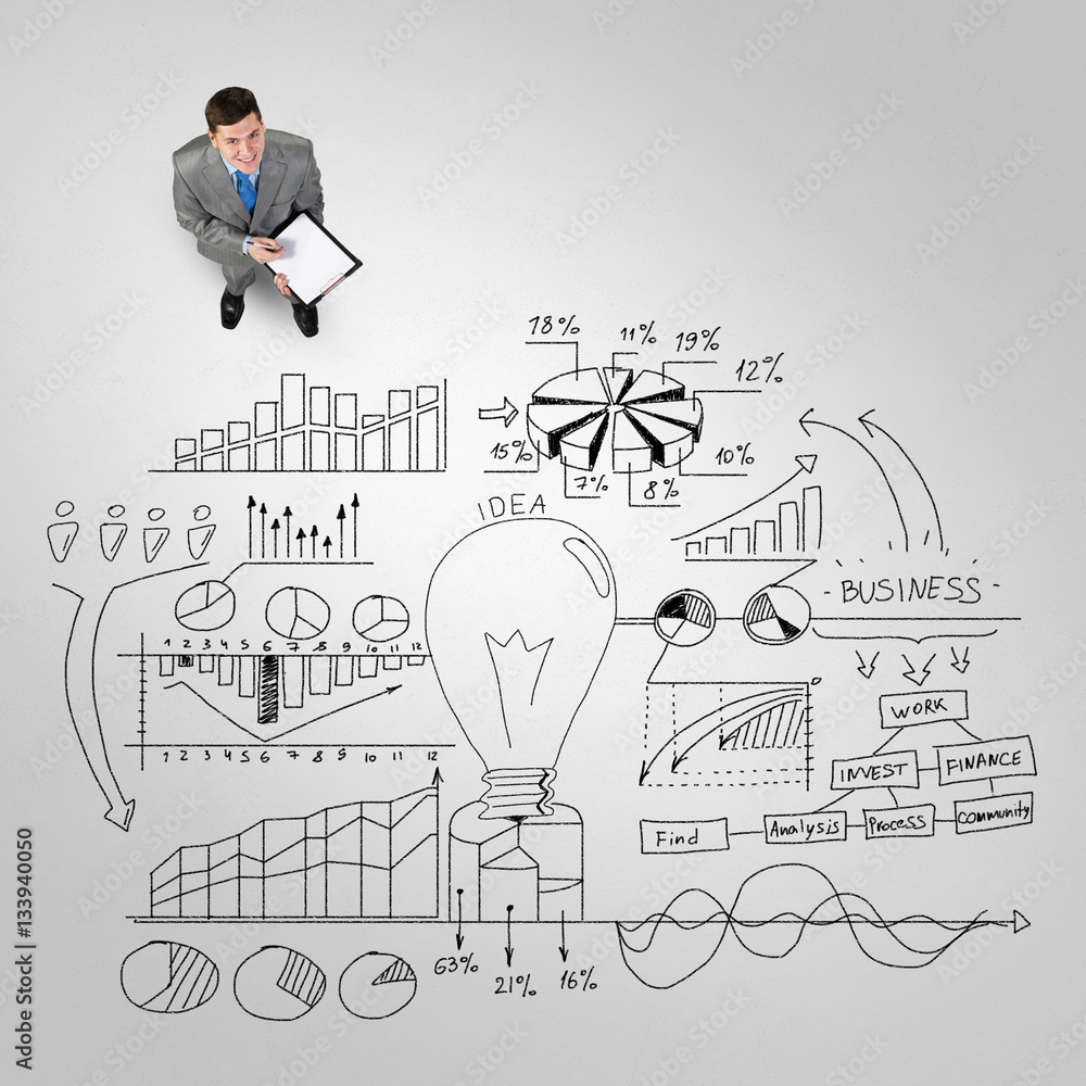 Engineer man and his business strategy Engineer man and his business strategy