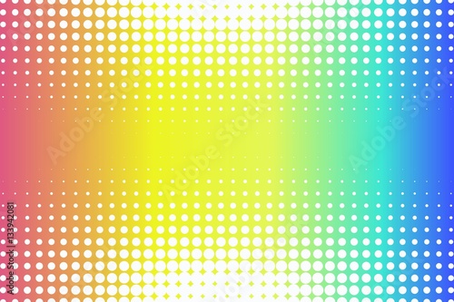 Abstract creative concept vector comic pop art style blank, layout template with clouds beams and isolated dots pattern on background. For sale banner, empty bubble, illustration halftone book design