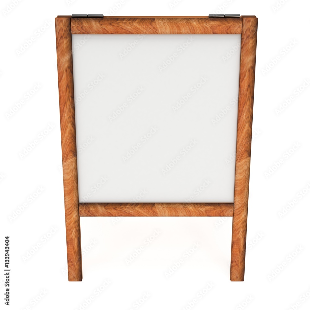 Sandwich board. Black menu outdoor display with clipping path. Trade show booth. 3d render isolated on white background. High Resolution Template for your design. Sandwich board. Black menu outdoor display with clipping path. Trade show booth. 3d render isolated on white background. High Resolution Template for your design.