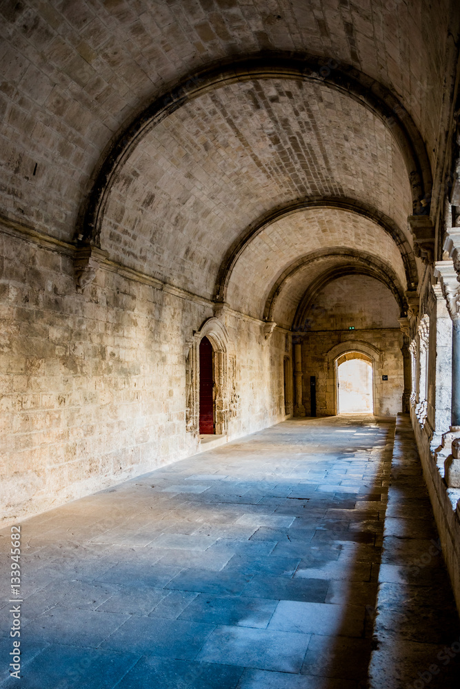 Fototapeta premium Dans l'Abbaye de Montmajour près d'Arles
