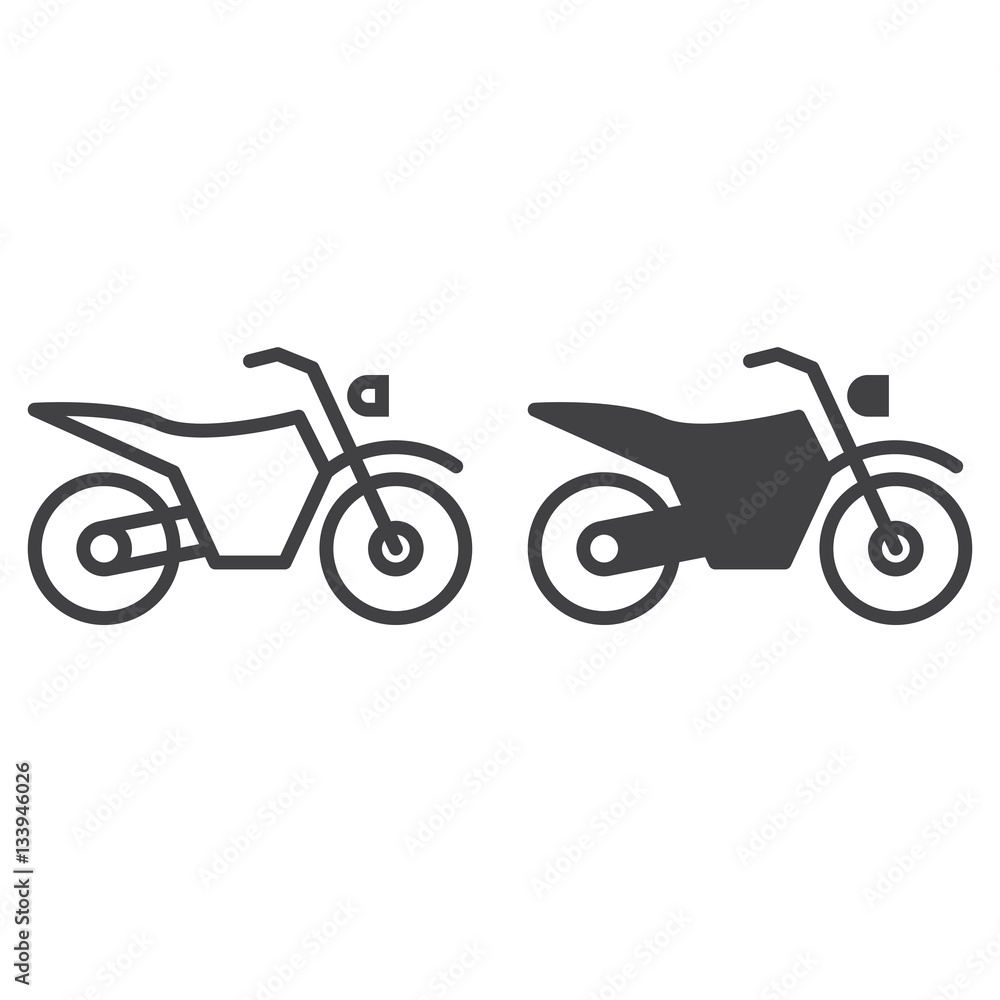 Motocross Bike Vector Art, Icons, and Graphics for Free Download