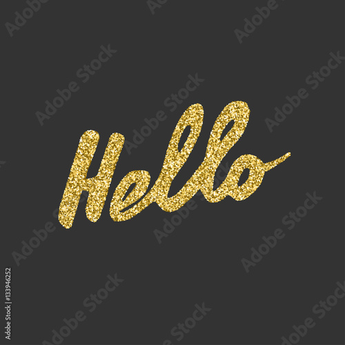 Stylish Hello, shiny Invitation card for holiday days and a cele