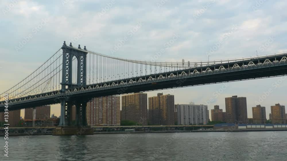 Approaching Manhattan Bridge New York City Approaching Manhattan Bridge New York City