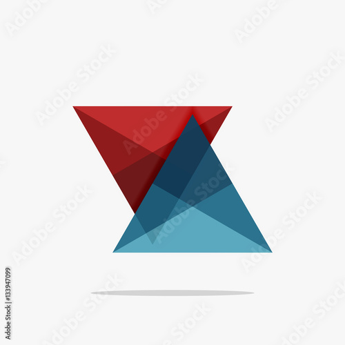 Free Download Blank triangle layout business template - GFXLoad