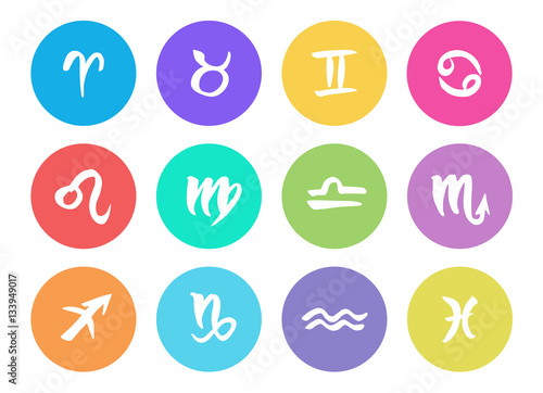 Zodiac signs set