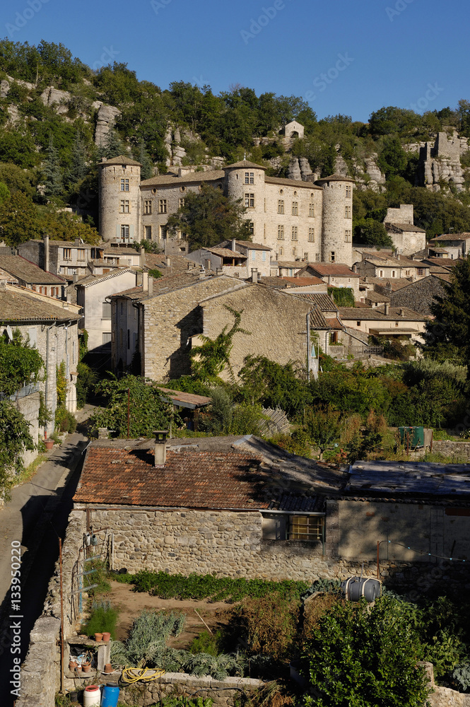 Medieval Village of Vogue, Rhone-Alpes, France Medieval Village of Vogue, Rhone-Alpes, France