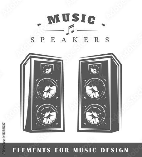 Professional music speaker