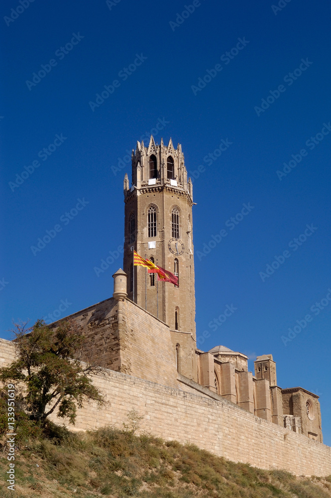 La Seu Vella Cathedral of Lleida, Catalonia, Spain