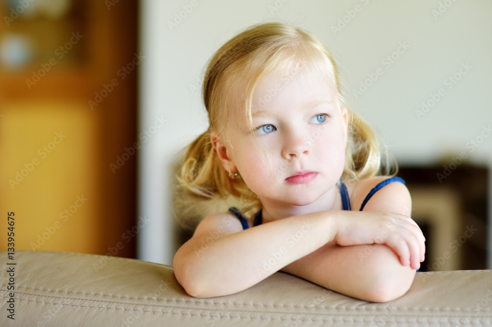 Portrait of a cute and funny little girl Portrait of a cute and funny little girl