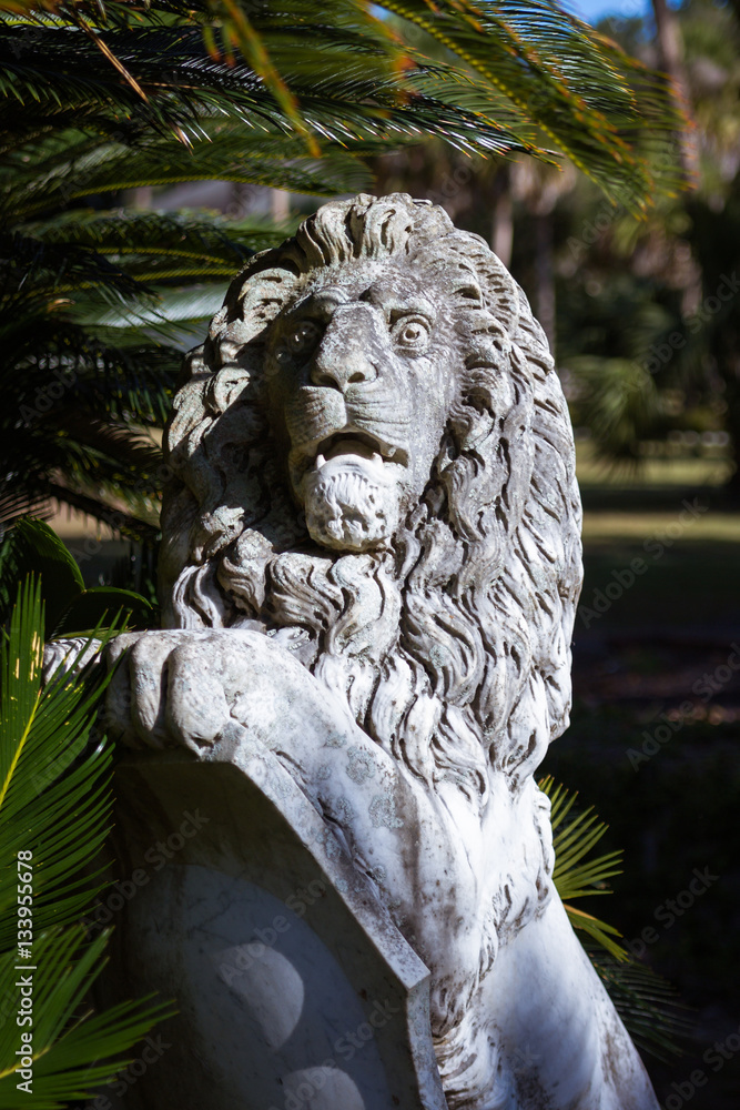Lion Statue on Jekyll Island